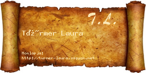 Türmer Laura névjegykártya